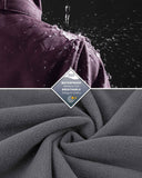 Women's Softshell Long Jacket with Detachable Hood Fleece Lined: 8000mm W/P index 1000 Level Breathable - 33,000ft
