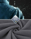 Women's Softshell Long Jacket with Detachable Hood Fleece Lined: 8000mm W/P index 1000 Level Breathable - 33,000ft