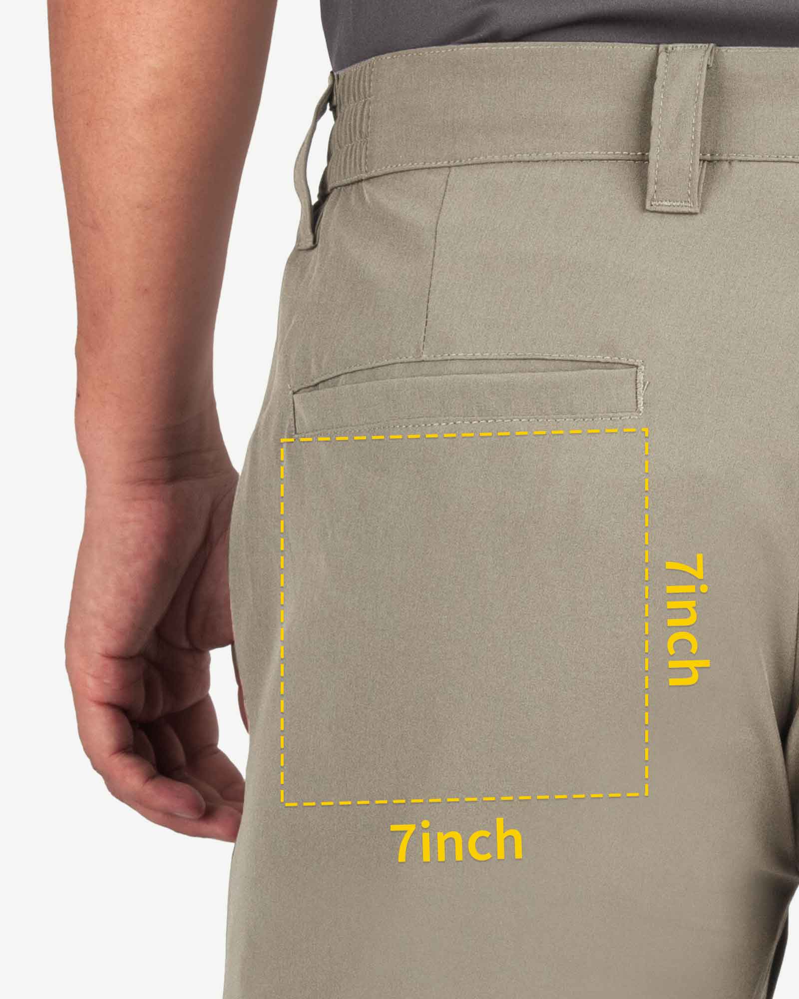 Men's 9" UPF 50+ Golf Shorts with 5 Pockets