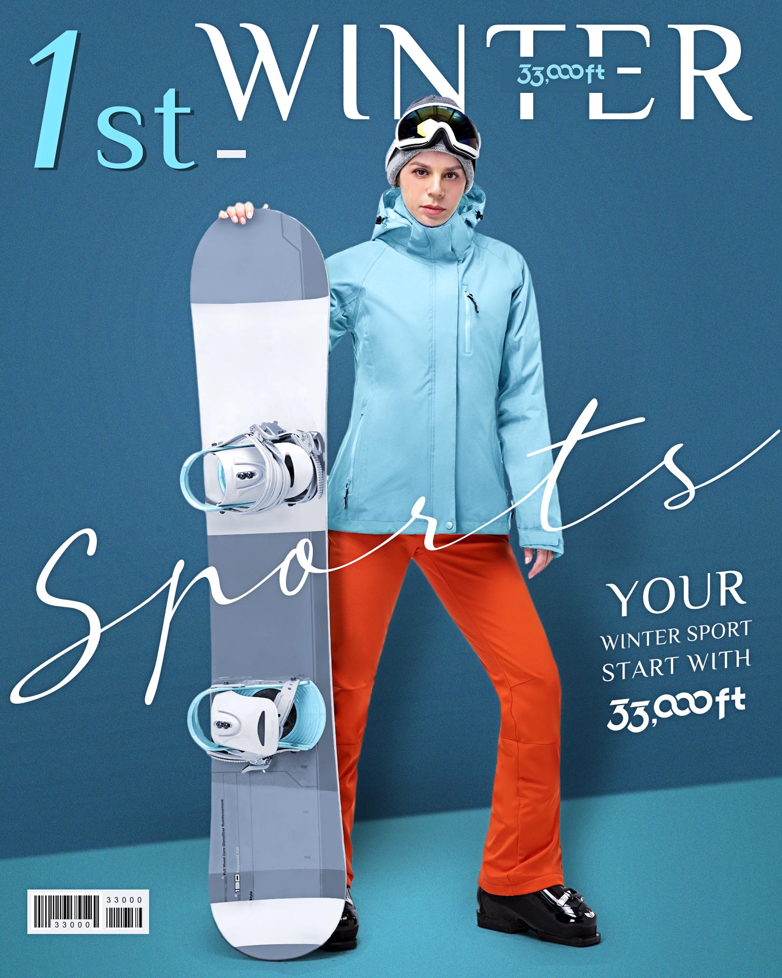 Women's Ski Bibs Waterproof Snow Pants Windproof Snowboarding Overalls –  33,000ft