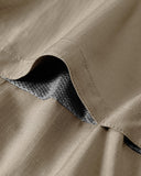 Men's 2 Zip Pockets UPF 50+ Breathable Mesh Lined Vents Adjustable Sleeve Shirt