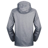 10000 mmH2O Index/5000 Level Breathable Men's 3-in-1 Ski Winter Jacket with Fleece Lined Softshell and 10 zipper pockets 33,000ft