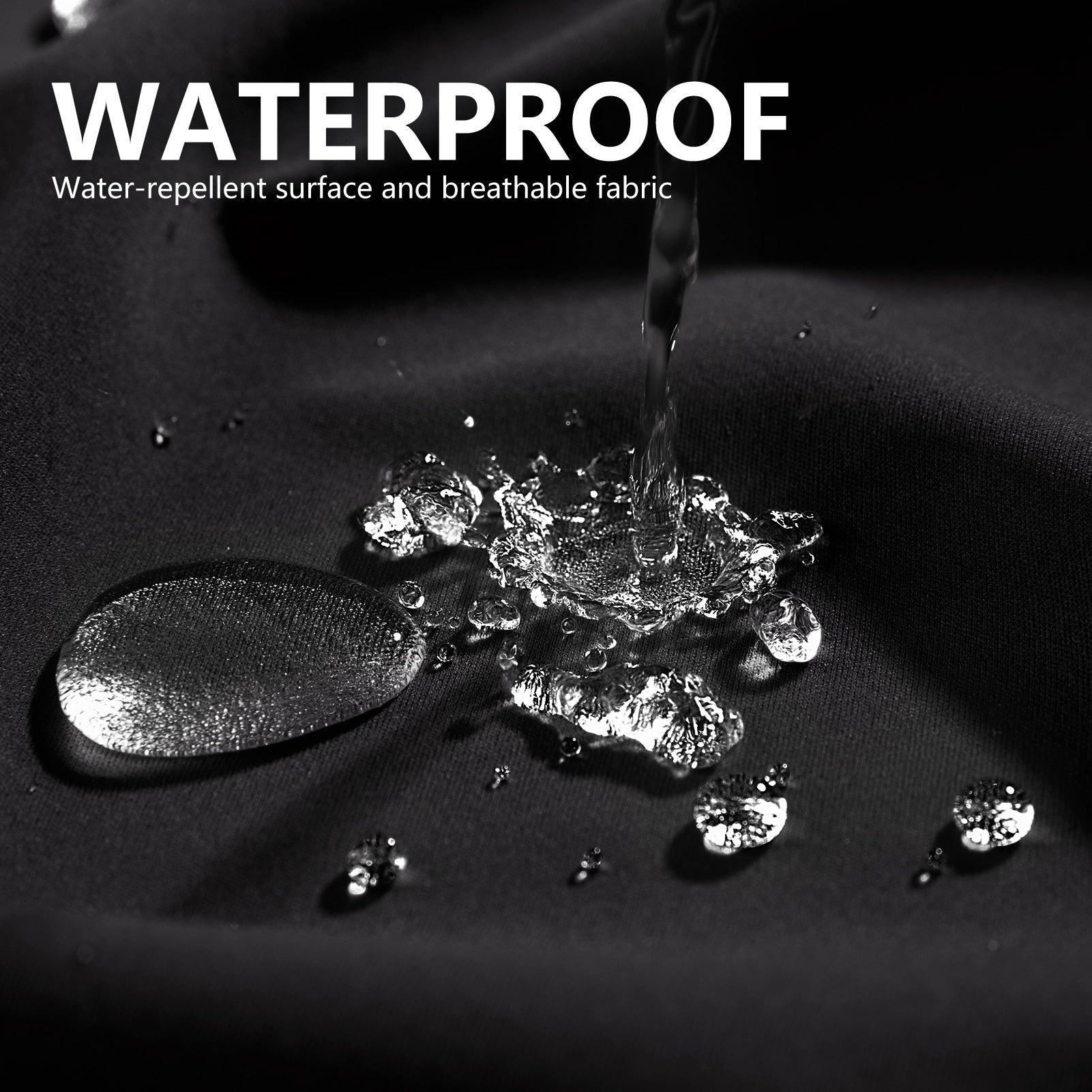 Men's Cycling Jacket Long Sleeve, Waterproof Running Bike Vest Outerwear Reflective Windproof Sleeveless Jacket 33,000ft