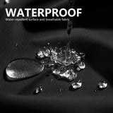 Men's Cycling Jacket Long Sleeve, Waterproof Running Bike Vest Outerwear Reflective Windproof Sleeveless Jacket 33,000ft