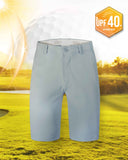 Men's 10" UPF 40+ Water-Resistant Golf Shorts with 5 Pockets