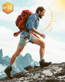 Men’s Long Sleeve UPF 50+ GEO® Air-Hole Dry Cooling Shirts with Outdoor Activity Designs