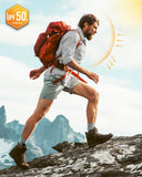 Men’s Long Sleeve UPF 50+ GEO® Air-Hole Dry Cooling Shirts with Outdoor Activity Designs