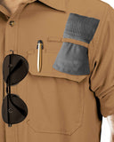 Men’s Long Sleeve UPF 50+ GEO® Air-Hole Dry Cooling Shirts with Outdoor Activity Designs