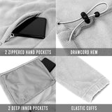 Women's Zip Up Fleece Jacket, Long Sleeve Warm Soft Polar Lightweight Coat with Pockets for Winter 33,000ft