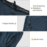 0.88 lbs/10000 mmH2O Index/10000 Level Breathable Men's Cycling Pants with Reflective and Anti-sild Design 33,000ft