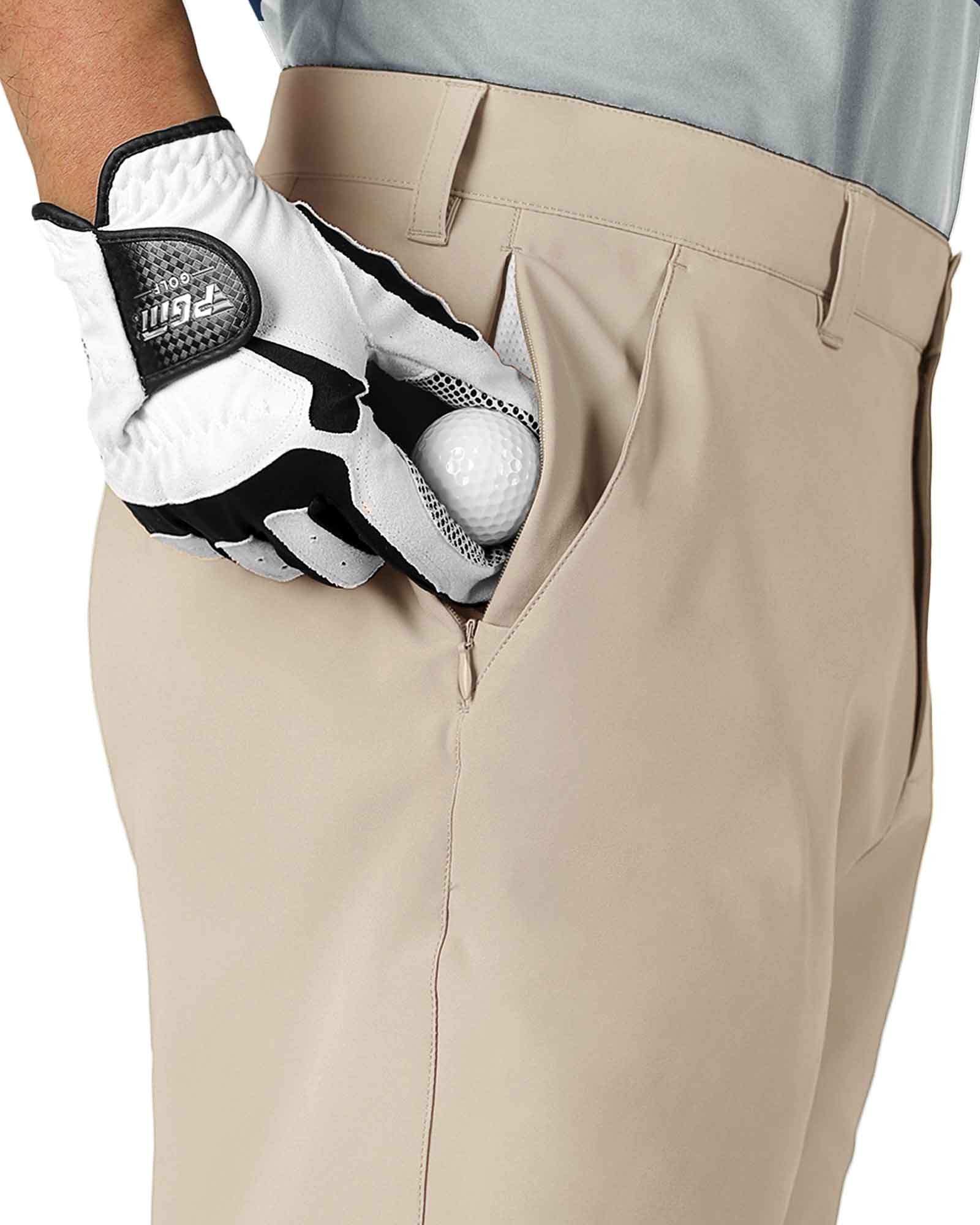 Men's 10" UPF 40+ Water-Resistant Golf Shorts with 5 Pockets