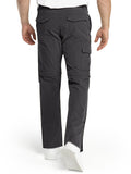 Men's UPF 40+ Convertible Zip Off Hiking Pants with 6 Pockets