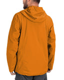 1.39 lbs 10000mm W/P Index 10000 Level Breathable Men's Packable Rain Jacket with 4 Multi Pockets - 33,000ft