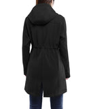 Women's Softshell Long Jacket with Hood Fleece Lined: 8000mm W/P index 1000 Level Breathable - 33,000ft