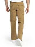 Men's UPF 40+ Convertible Zip Off Hiking Pants with 6 Pockets