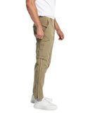 Men's UPF 40+ Convertible Zip Off Hiking Pants with 6 Pockets