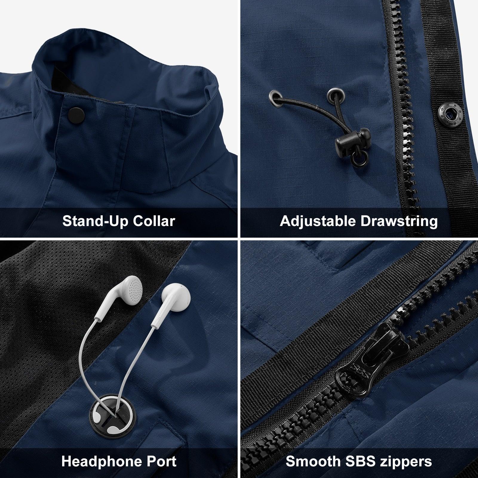 Men's 1.59 lbs Travel Vest Outerwear with 11 Multi-Pockets for Fishing Summer Outdoor 33,000ft
