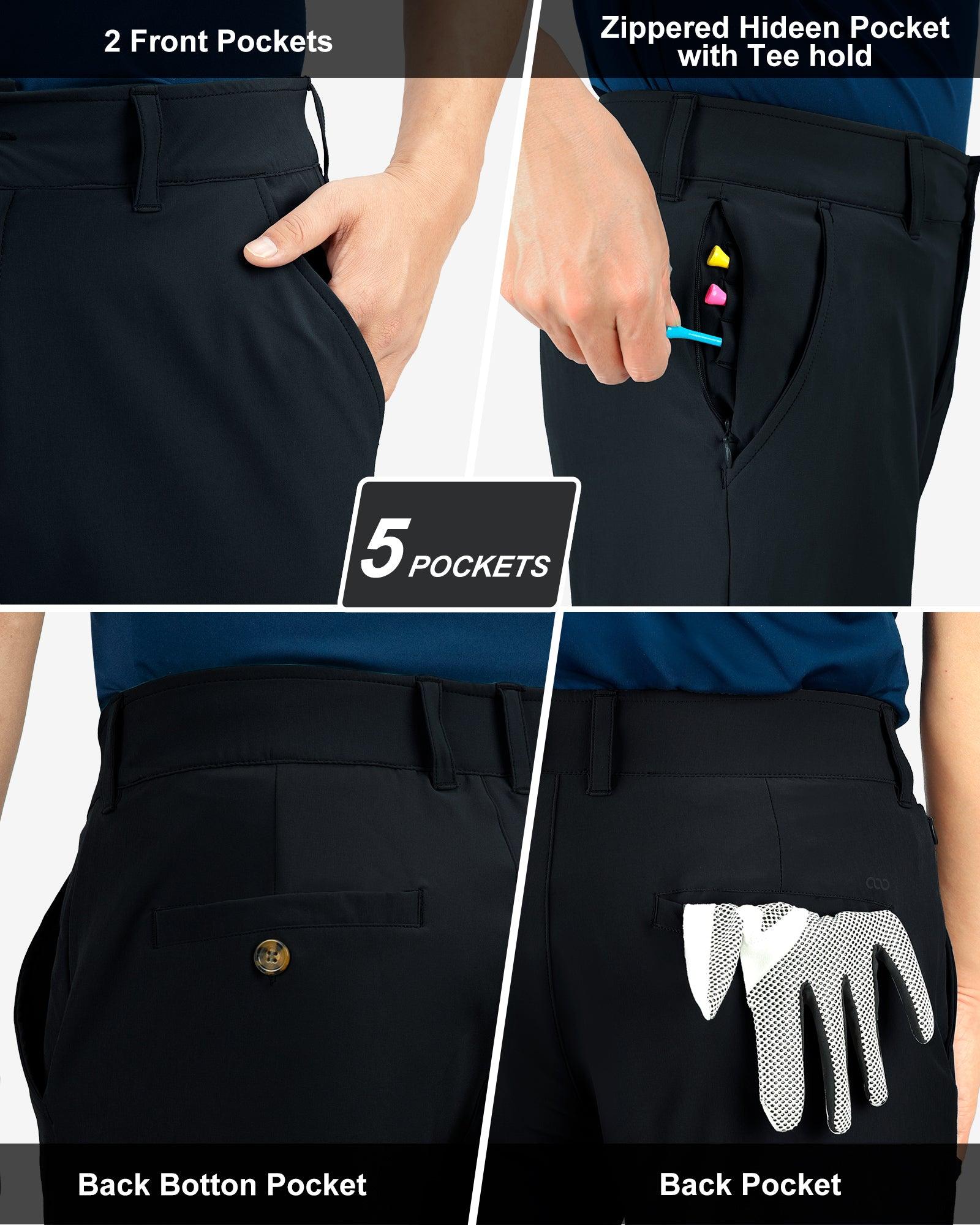 Men's Golf Pants with 5 Pockets 33,000ft