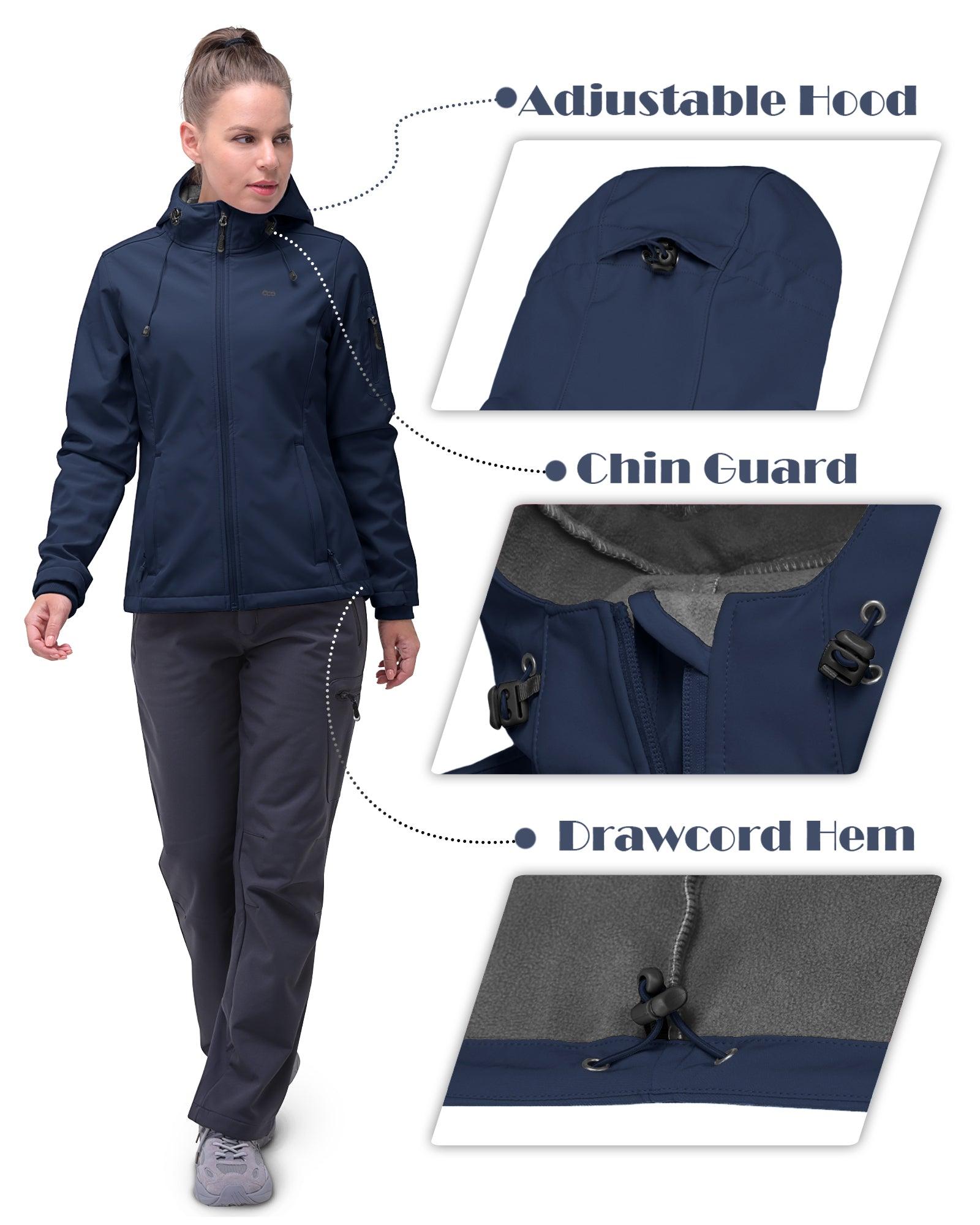 Women's Softshell Fleece Lined Jacket 33,000ft