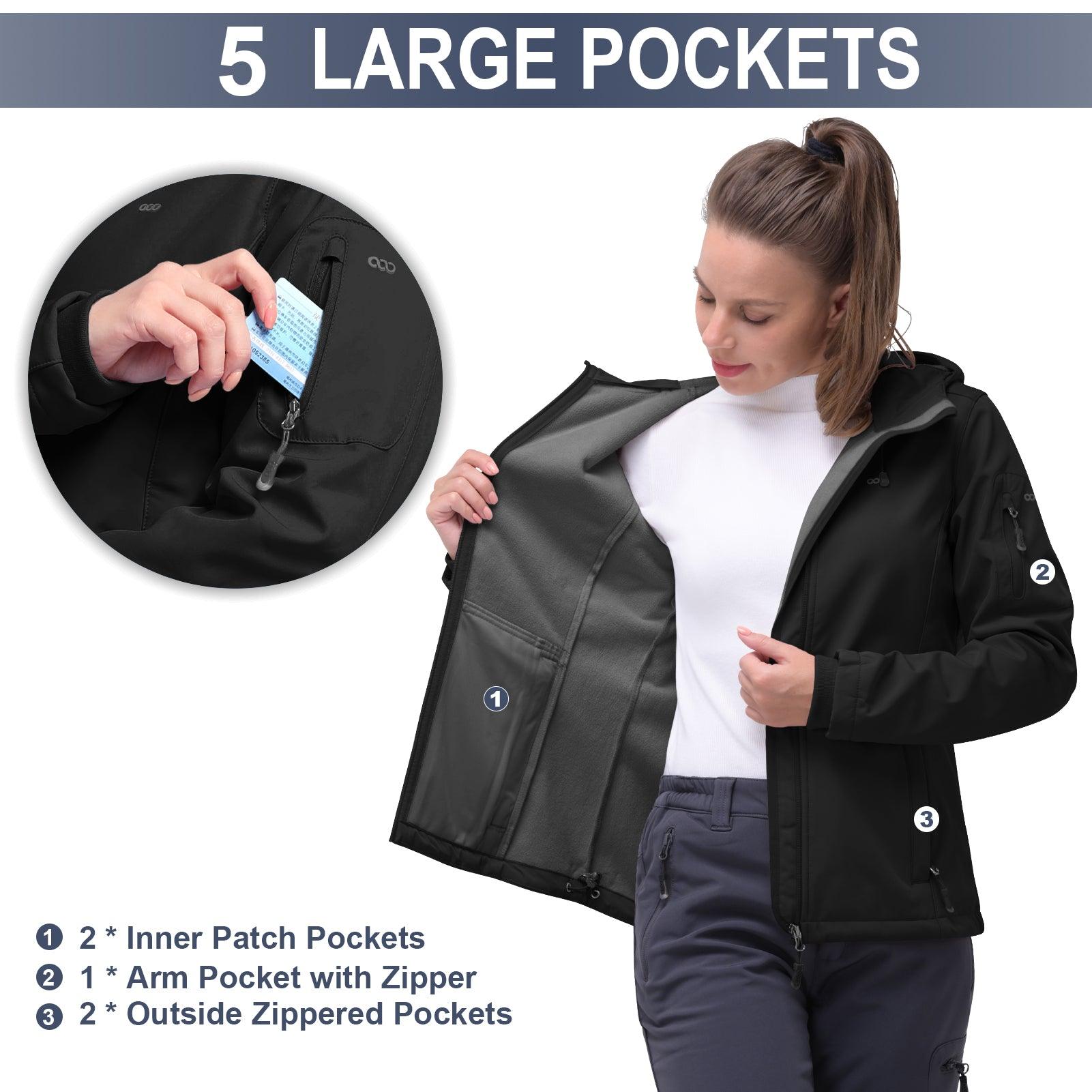 Women's Softshell Fleece Lined Jacket 33,000ft