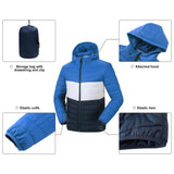 Men's Packable Puffer Jacket with Hood and 3 Pockets - 33,000ft