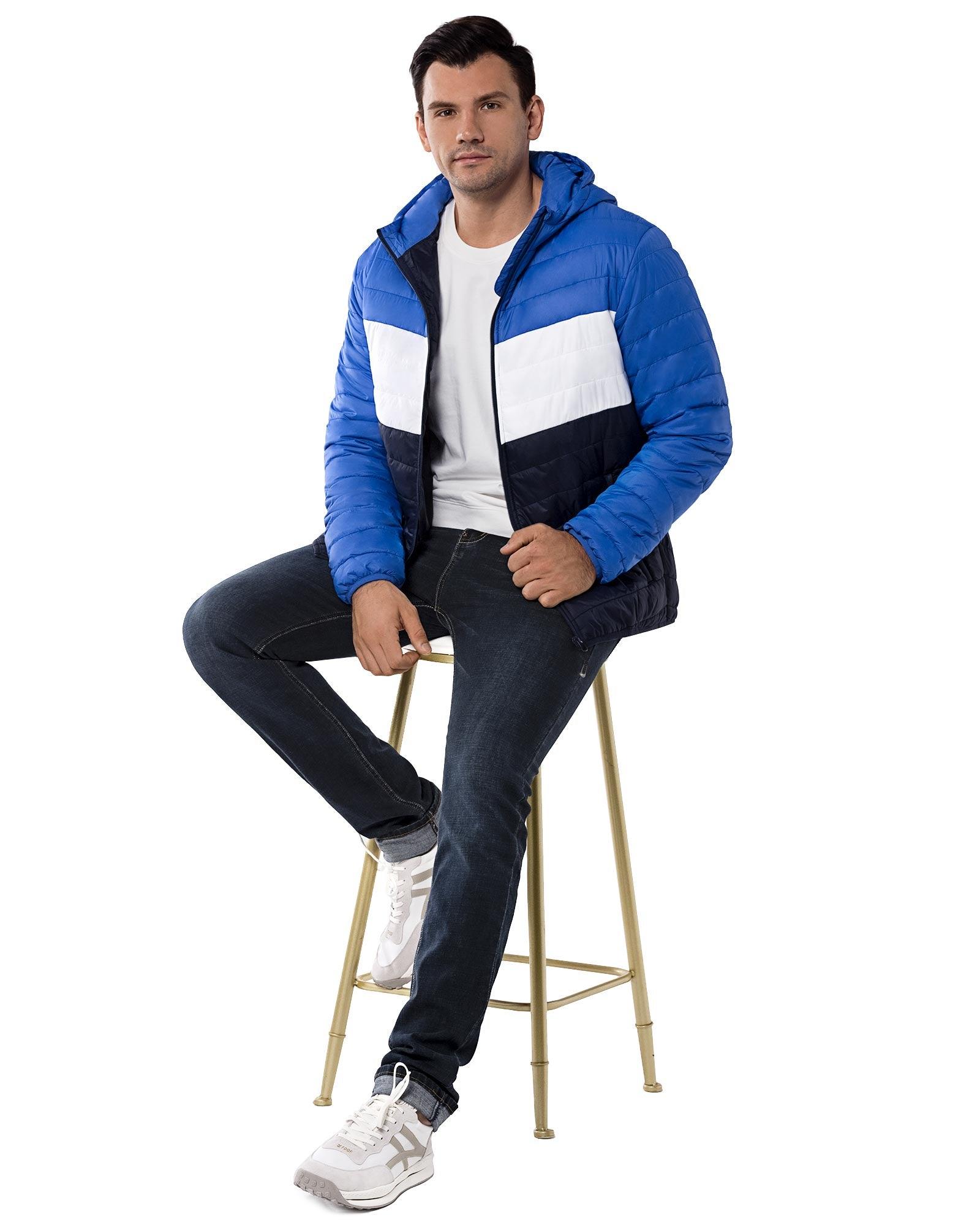 Men's Packable Puffer Jacket with Hood and 3 Pockets - 33,000ft