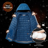 Women's Waterproof 3 in 1 ski Jacket Windproof Winter Snow Coat Ski Snowbaording Jackets Warm Raincoat 33,000ft