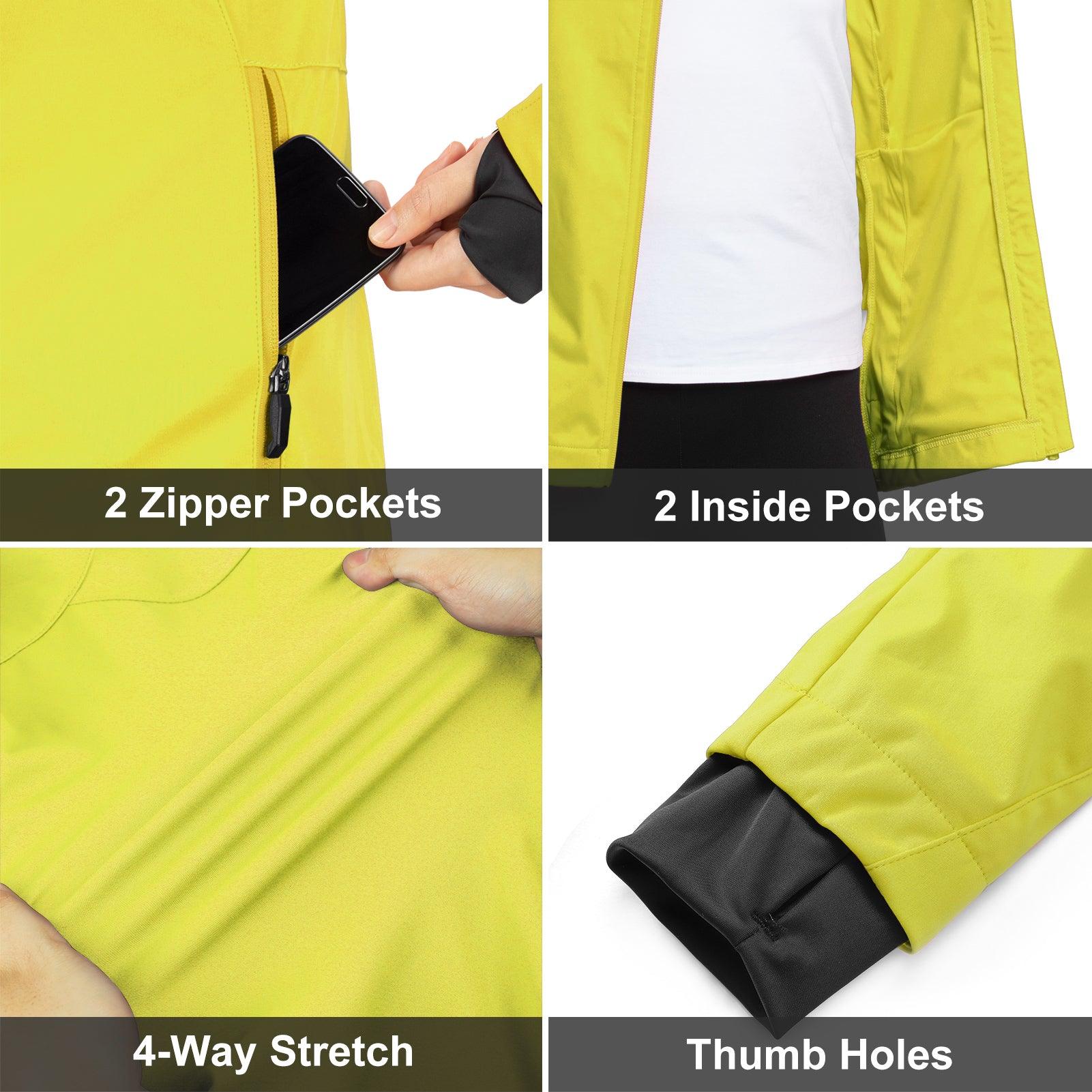 Men's Cycling Jacket Long Sleeve, Waterproof Running Bike Vest Outerwear Reflective Windproof Sleeveless Jacket 33,000ft