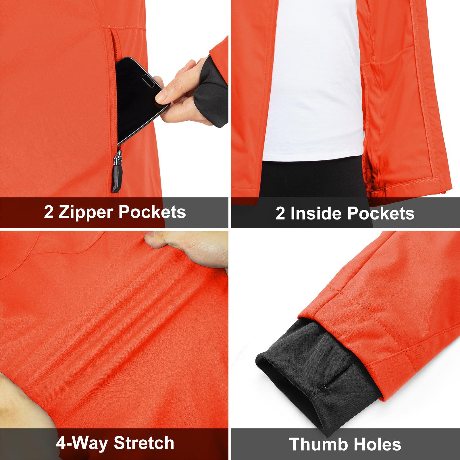 Men's Cycling Jacket Long Sleeve, Waterproof Running Bike Vest Outerwear Reflective Windproof Sleeveless Jacket 33,000ft