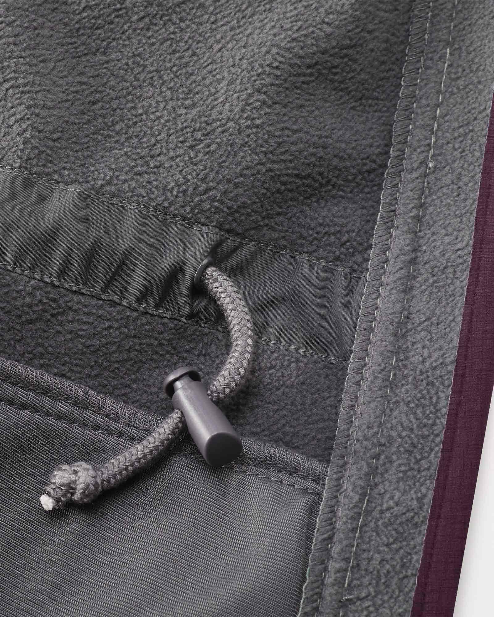 Women's Softshell Long Jacket with Detachable Hood Fleece Lined: 8000mm W/P index 1000 Level Breathable - 33,000ft