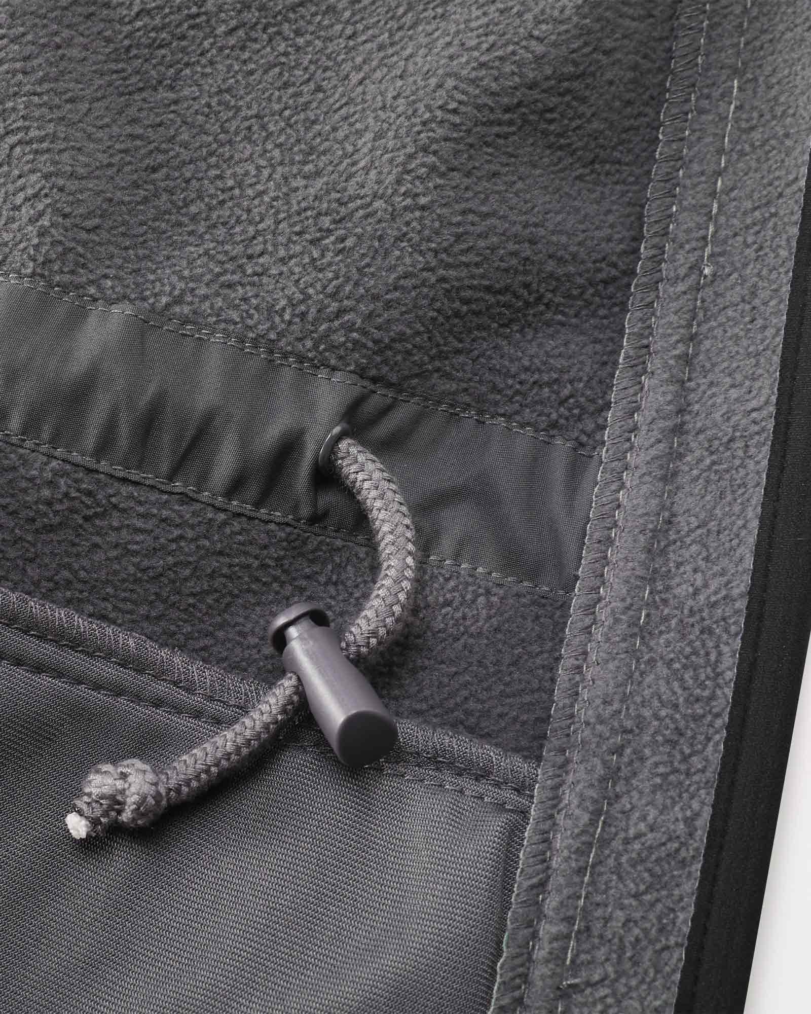 Women's Softshell Long Jacket with Detachable Hood Fleece Lined: 8000mm W/P index 1000 Level Breathable - 33,000ft