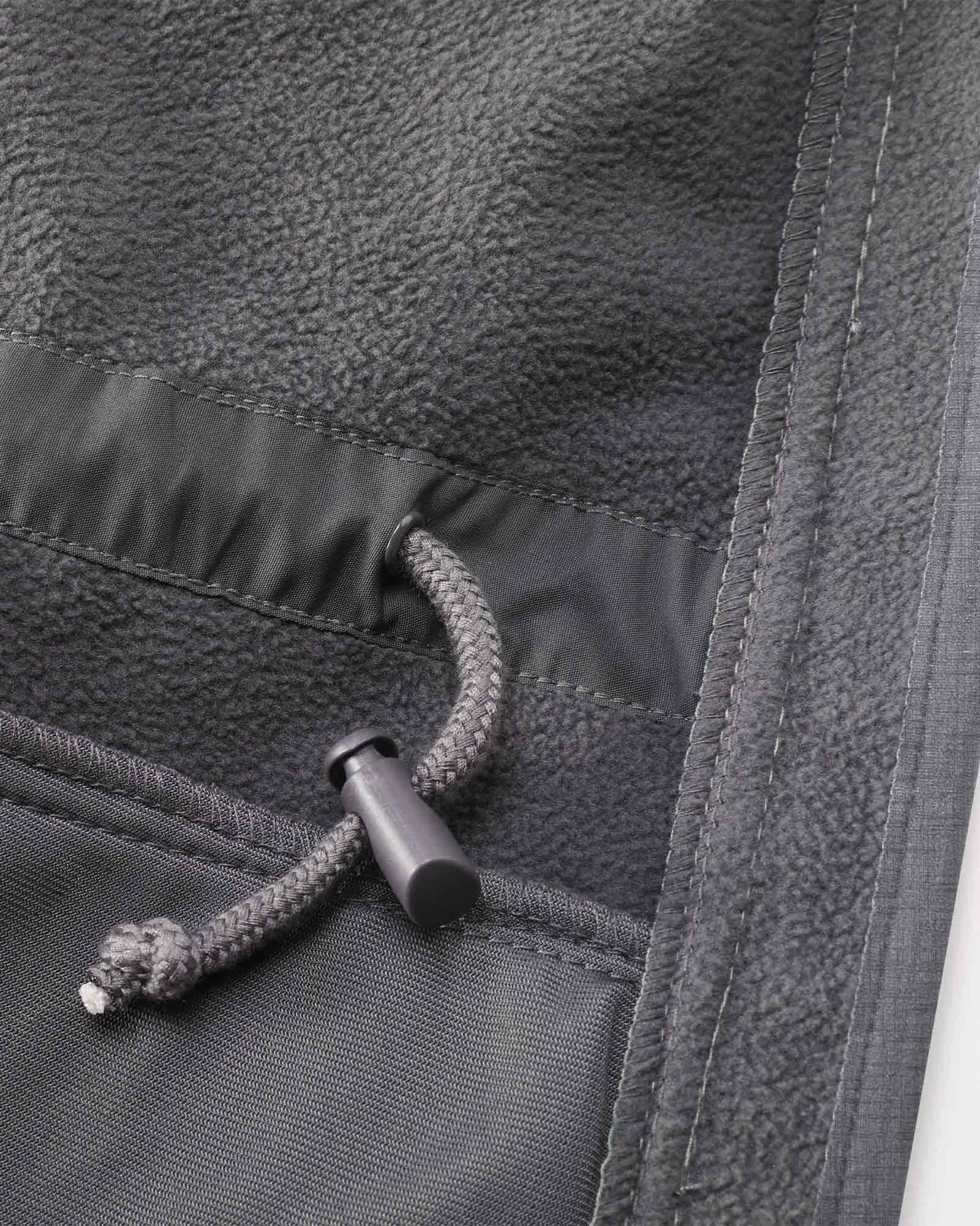 Women's Softshell Long Jacket with Detachable Hood Fleece Lined: 8000mm W/P index 1000 Level Breathable - 33,000ft
