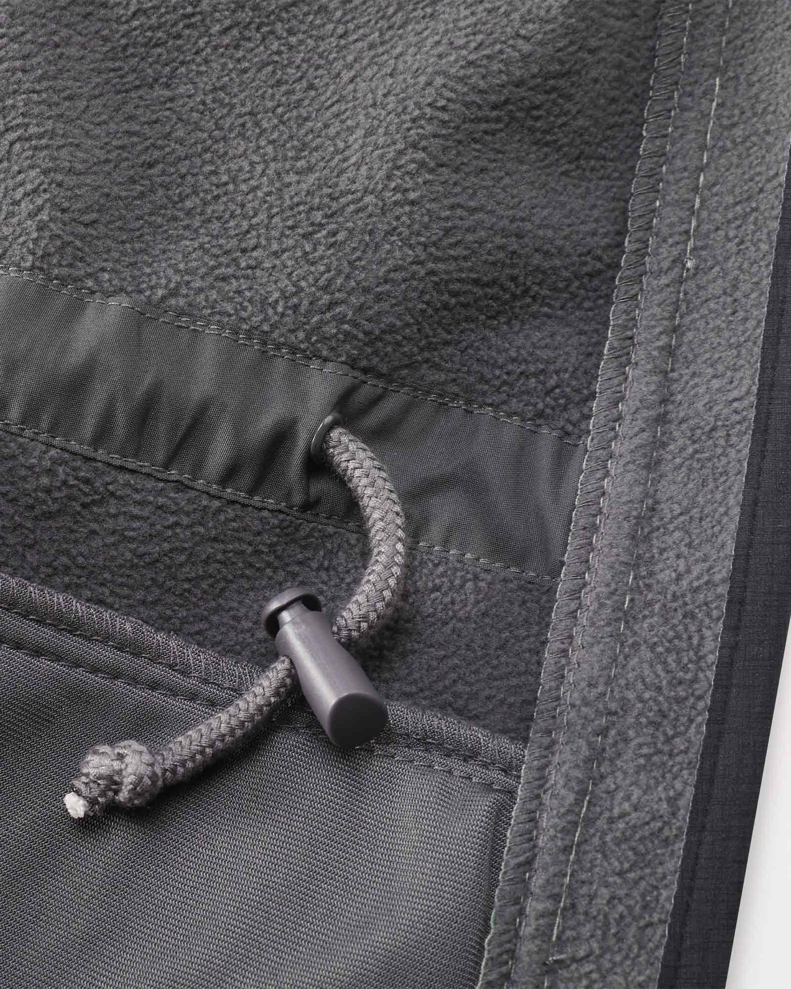 Women's Softshell Long Jacket with Detachable Hood Fleece Lined: 8000mm W/P index 1000 Level Breathable - 33,000ft