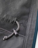 Women's Softshell Long Jacket with Detachable Hood Fleece Lined: 8000mm W/P index 1000 Level Breathable - 33,000ft