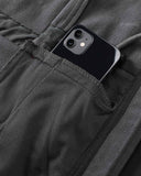 Women's Softshell Long Jacket with Hood Fleece Lined: 8000mm W/P index 1000 Level Breathable - 33,000ft