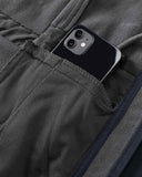 Women's Softshell Long Jacket with Hood Fleece Lined: 8000mm W/P index 1000 Level Breathable - 33,000ft