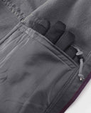 Women's Softshell Long Jacket with Detachable Hood Fleece Lined: 8000mm W/P index 1000 Level Breathable - 33,000ft