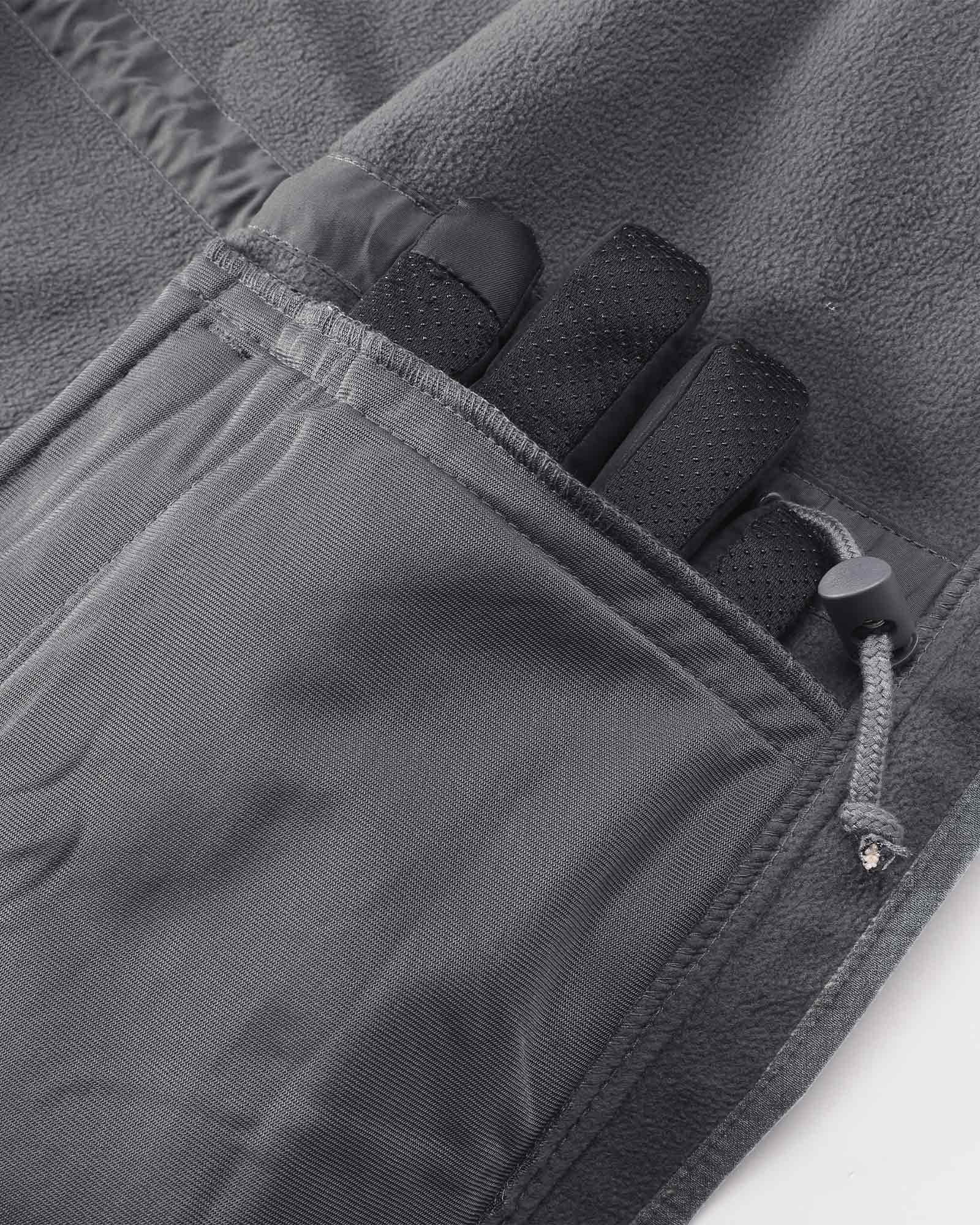 Women's Softshell Long Jacket with Detachable Hood Fleece Lined: 8000mm W/P index 1000 Level Breathable - 33,000ft