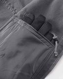 Women's Softshell Long Jacket with Detachable Hood Fleece Lined: 8000mm W/P index 1000 Level Breathable - 33,000ft