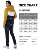 Men's Packable Puffer Jacket with Hood and 3 Pockets - 33,000ft