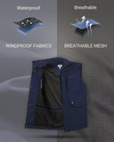 Men's 1.59 lbs Travel Vest Outerwear with 11 Multi-Pockets for Fishing Summer Outdoor 33,000ft