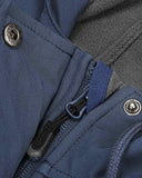 Women's Softshell Long Jacket with Hood Fleece Lined: 8000mm W/P index 1000 Level Breathable - 33,000ft
