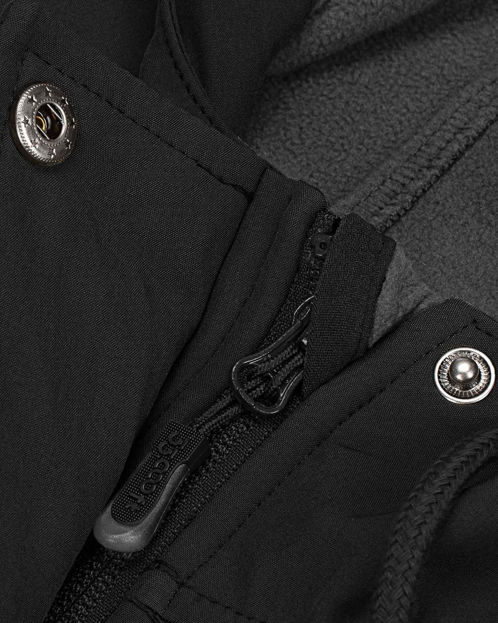 Women's Softshell Long Jacket with Hood Fleece Lined: 8000mm W/P index 1000 Level Breathable - 33,000ft