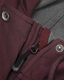 Women's Softshell Long Jacket with Hood Fleece Lined: 8000mm W/P index 1000 Level Breathable - 33,000ft