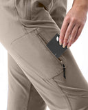 Women's UPF 50+ Elastic Waist 17" Capri Golf Pants with 4 Pockets