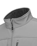 1.2 lbs 8000mm W/P Index Men's Softshell Fleece Lined Vest Outerwear with 7 Pockets - 33,000ft