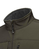 1.2 lbs 8000mm W/P Index Men's Softshell Fleece Lined Vest Outerwear with 7 Pockets - 33,000ft