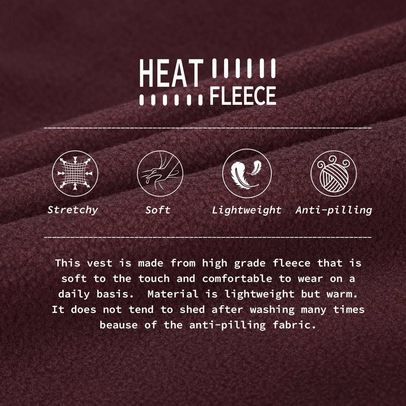 Women's Zip Up Fleece Jacket, Long Sleeve Warm Soft Polar Lightweight Coat with Pockets for Winter 33,000ft