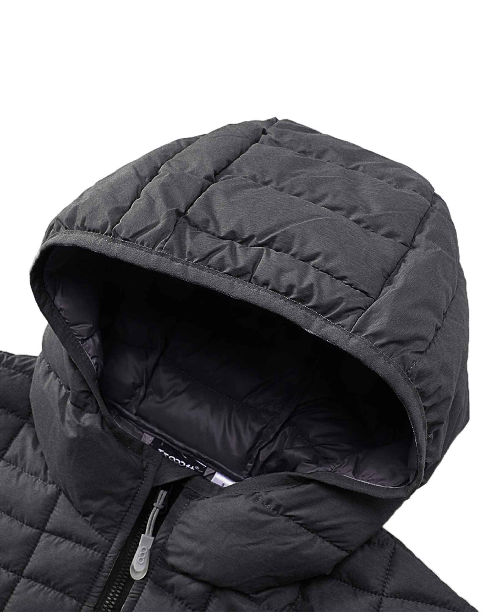 Men's Packable Thermoliter™ 3000 mm W/P Index Puffer Jacket with 5 Pockets -Attached elastic hood - 33,000ft