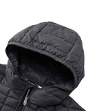 Men's Packable Thermoliter™ 3000 mm W/P Index Puffer Jacket with 5 Pockets -Attached elastic hood - 33,000ft